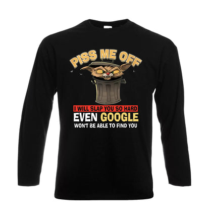 Baby Yoda Piss Me | Men's Long Sleeve Baby Yoda Piss Me | Men's Long Sleeve