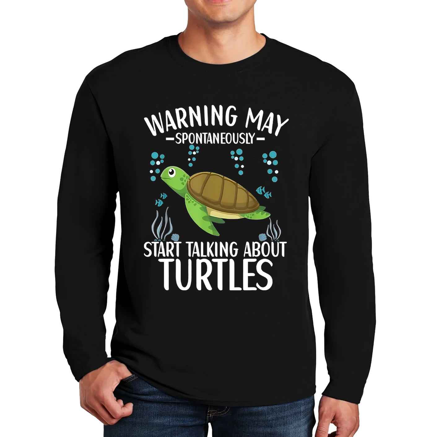 Warning May Spontaneously | Men's Long Sleeve