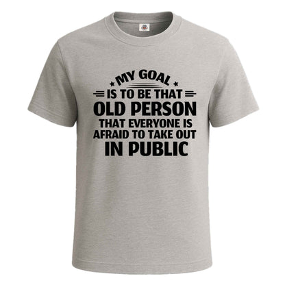 My Goal is To Be That | T-Shirt For Men's SPORT GREY T-SHIRT My Goal is To Be That | T-Shirt For Men's