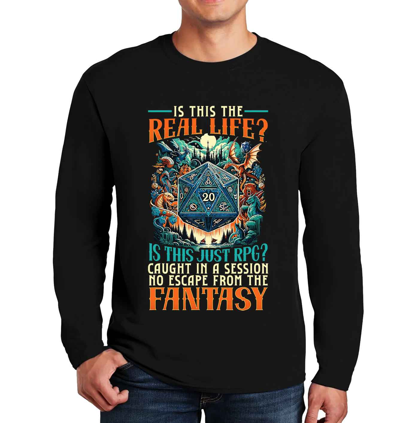 Is This The Real Life | Men's Long Sleeve Is This The Real Life | Men's Long Sleeve