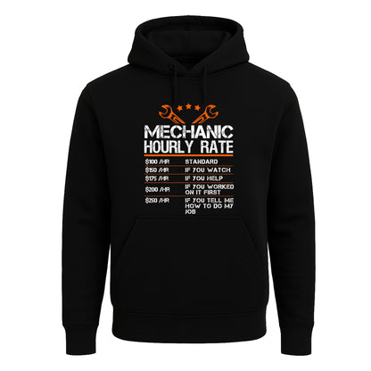 Mechanic Hourly Rate | Hoody For Men's