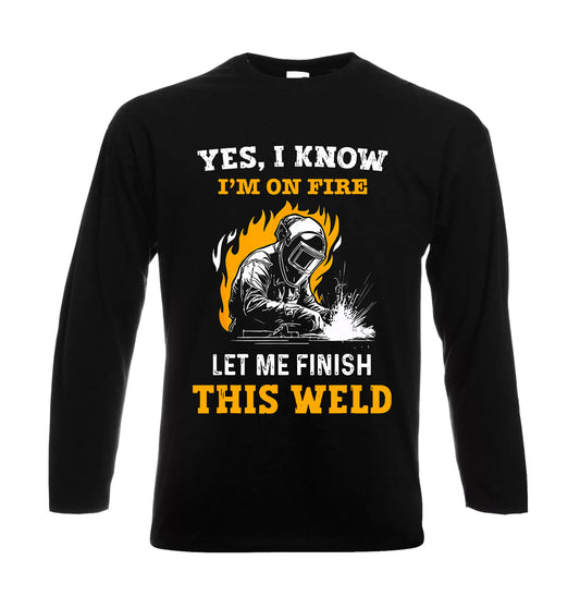 Yes I Know I'm On Fire | Men's Long Sleeve