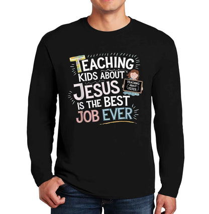 Teaching Kids About Jesus | Men's Long Sleeve