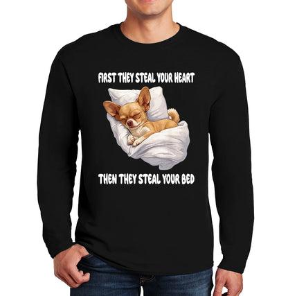 First They Steal Your | Men's Long Sleeve