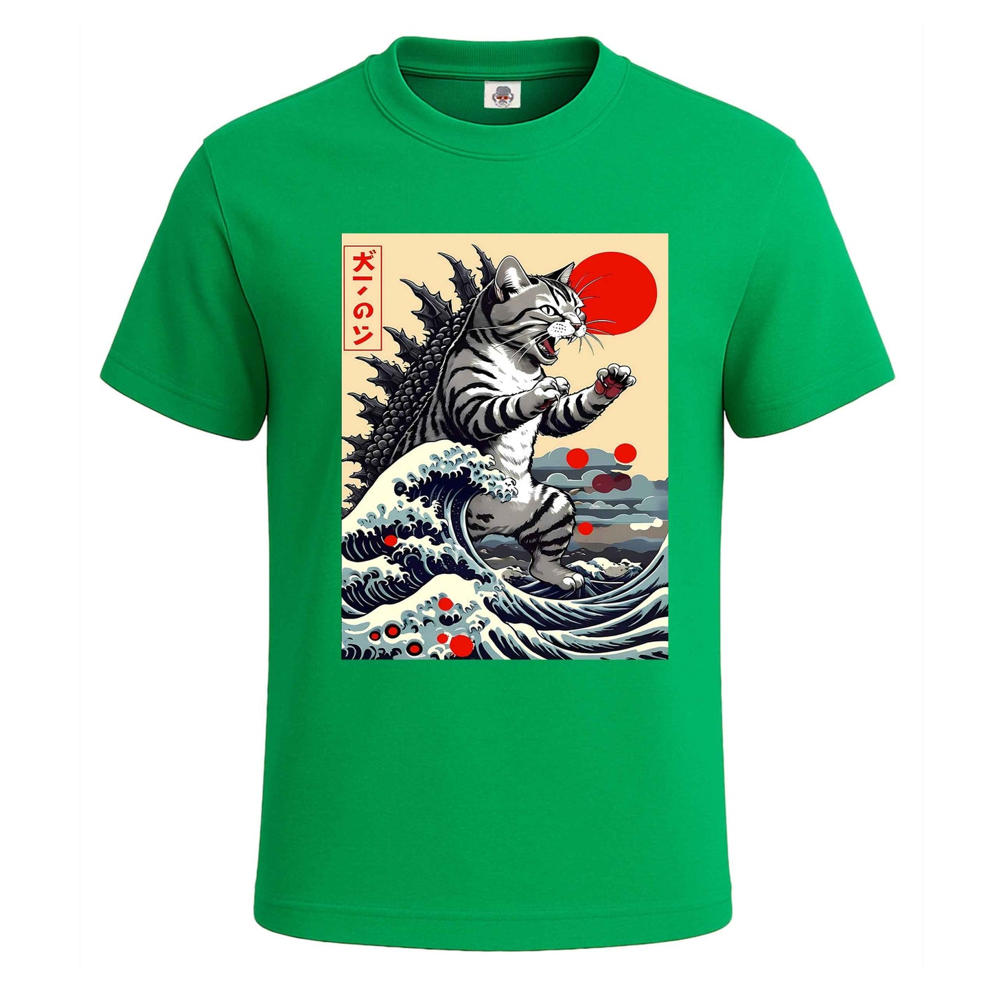 Catzilla Cat Japanese |T-Shirt For Men's