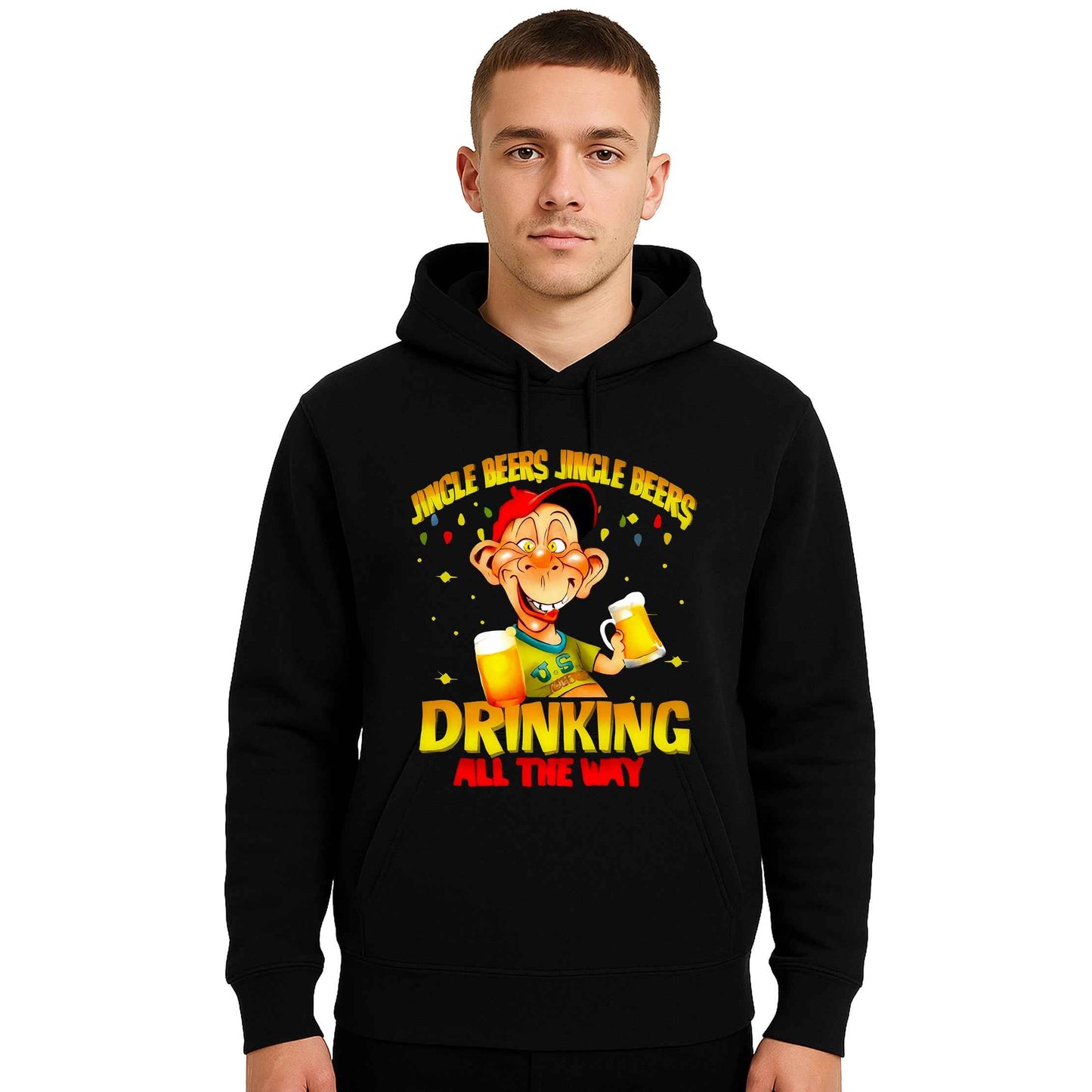 JINGLE BEERS DRINKINK | Hoody For Men's