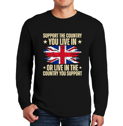 Support The Country You | Men's Long Sleeve Support The Country You | Men's Long Sleeve