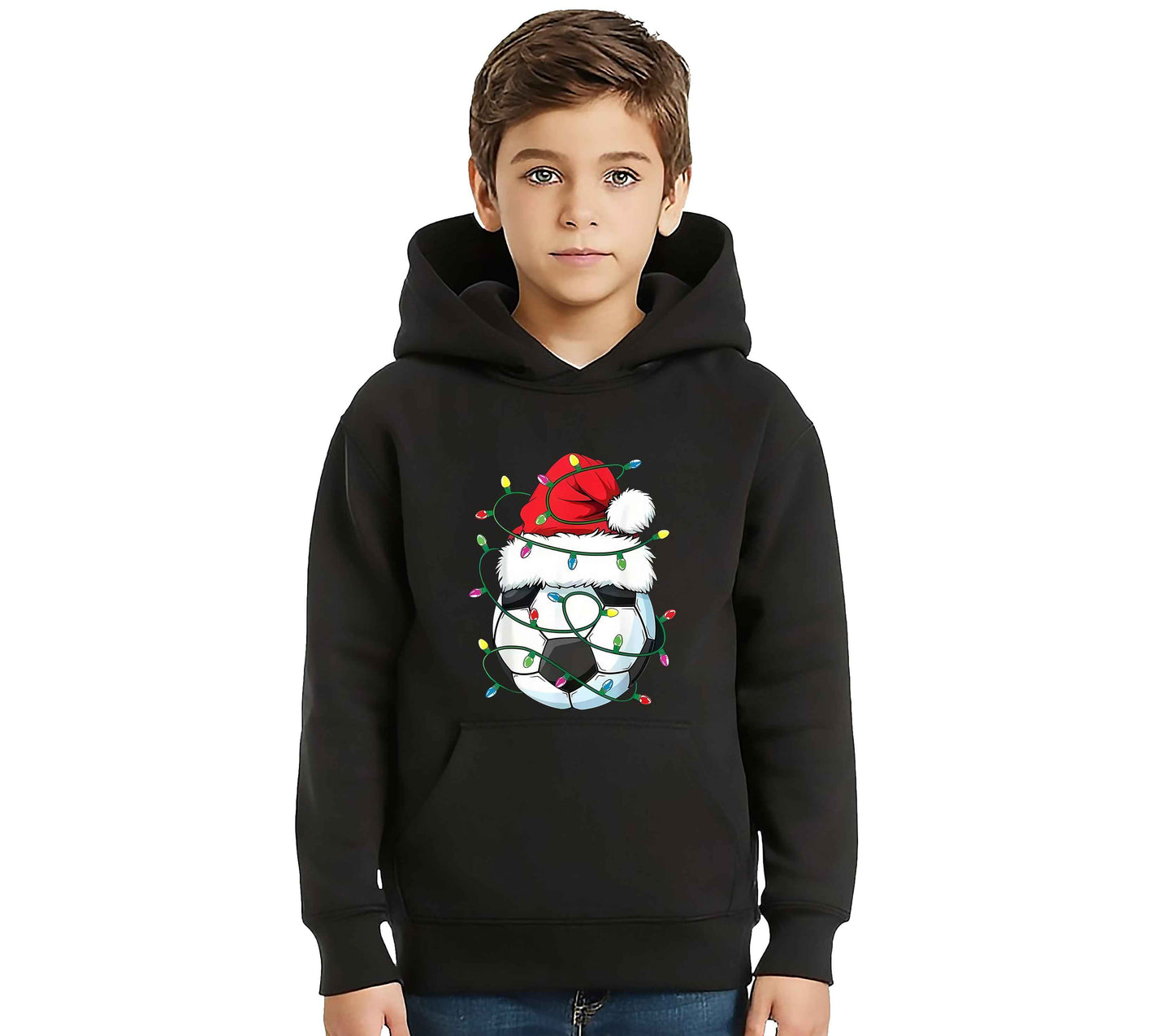 Santa Soccer Design | Hoody For Kid's