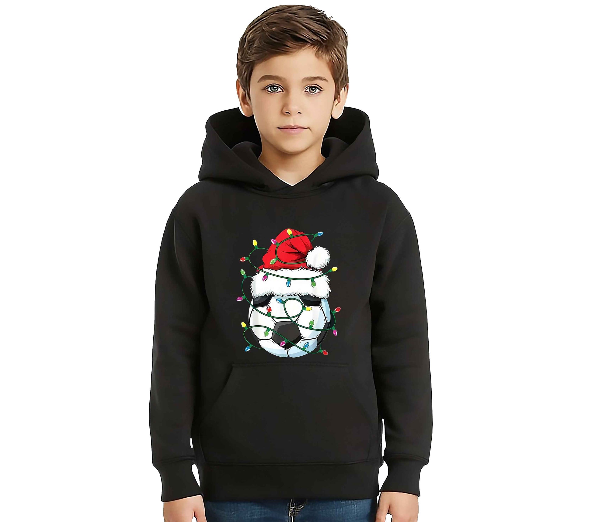 Santa Soccer Design | Hoody For Kid's