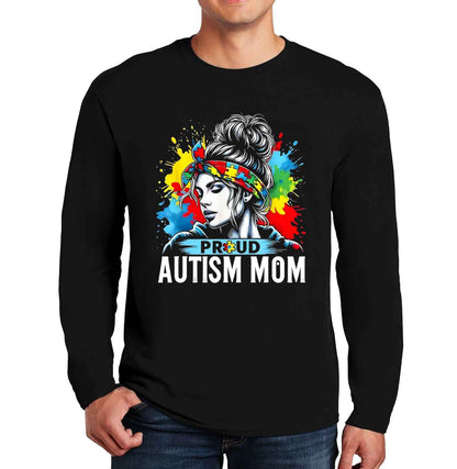 Proud Autism Mom | Men's Long Sleeve Proud Autism Mom | Men's Long Sleeve