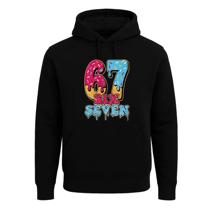 Baseball Drip Number 67 | Hoody For Men's BLACK HOODY Baseball Drip Number 67 | Hoody For Men's