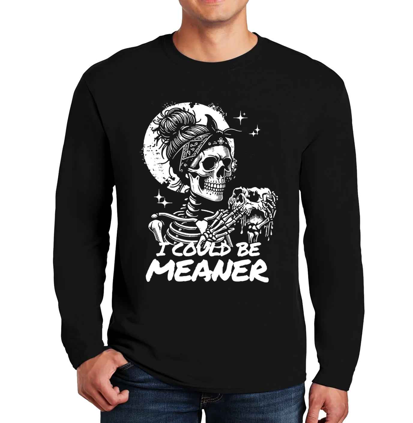 I Could Be Meaner | Men's Long Sleeve