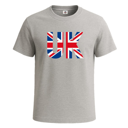 Union Jack England Flag | T-Shirt For Men's SPORT GREY T-SHIRT Union Jack England Flag | T-Shirt For Men's