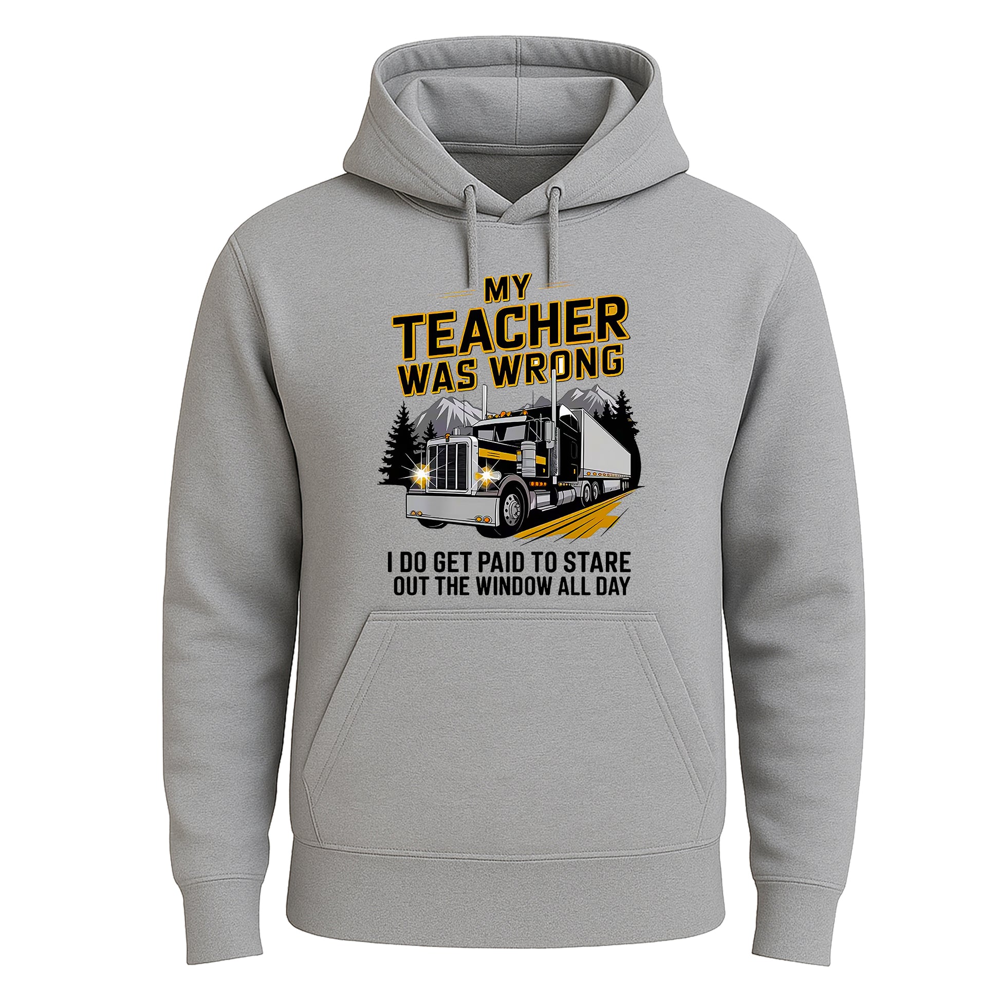 My Teacher Was Wrong | Hoody For Men's SPORT GREY HOODY My Teacher Was Wrong | Hoody For Men's