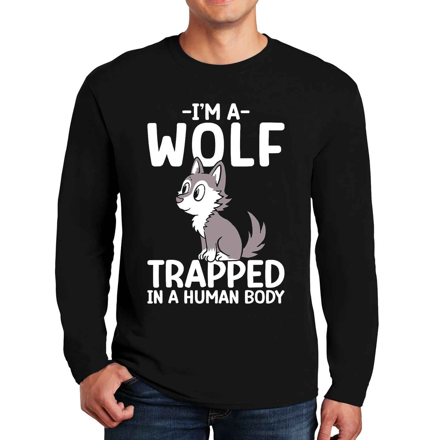 I Am A Wolf Trapped | Men's Long Sleeve (Copy) I Am A Wolf Trapped | Men's Long Sleeve (Copy)