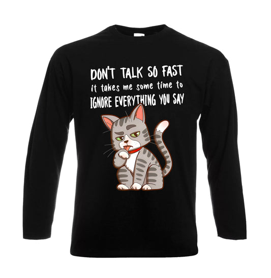 Don't talk so fast | Men's Long Sleeve