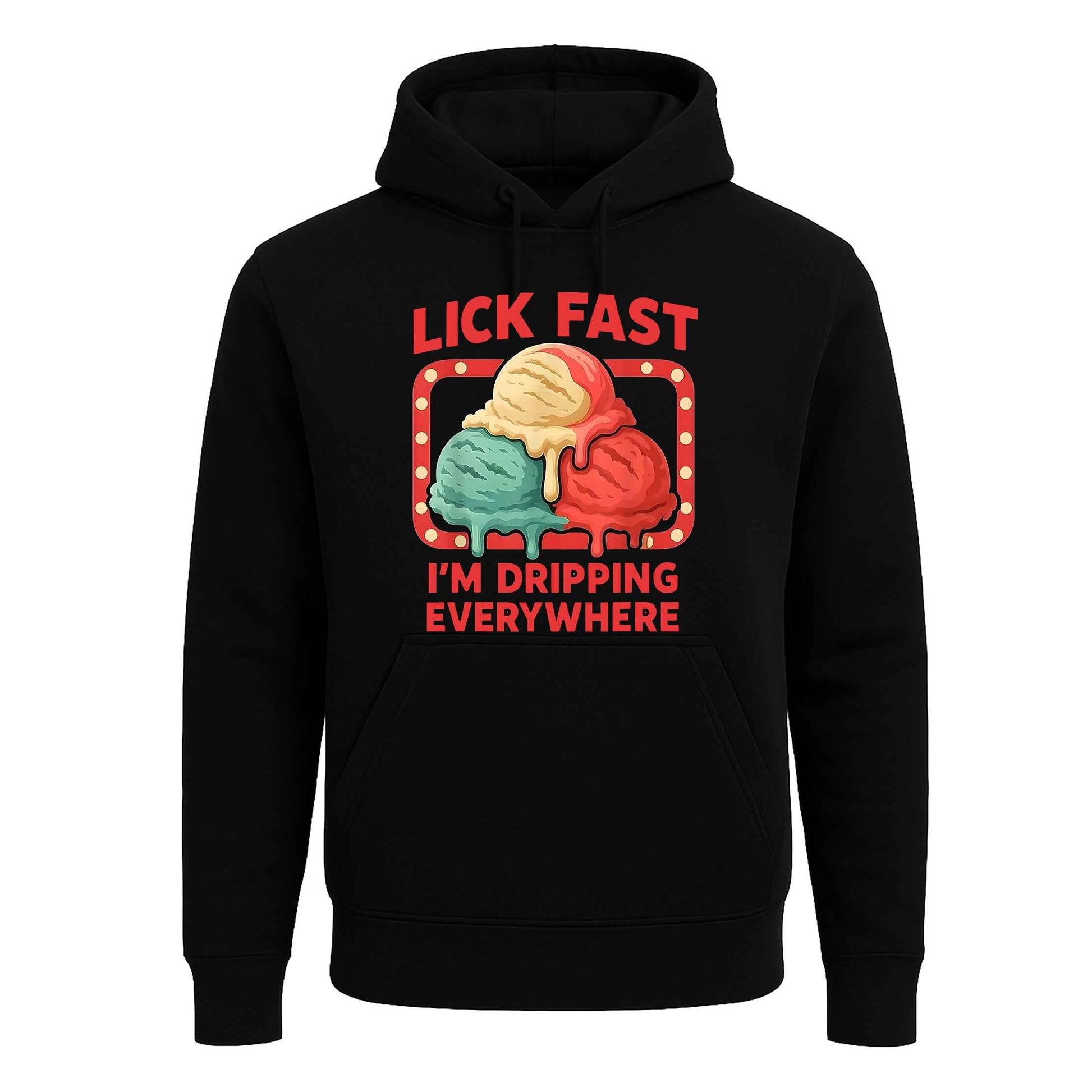 Lick Fast Melting Ice Cream | Hoody For Men's Lick Fast Melting Ice Cream | Hoody For Men's