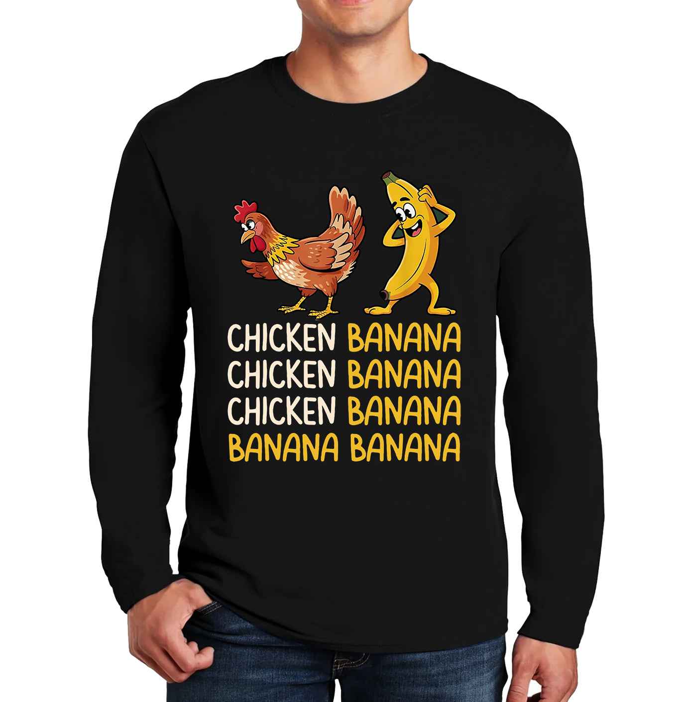 CHICKEN BANANA | Men's Long Sleeve
