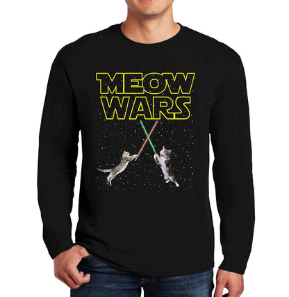 Meow Wars Cat | Men's Long Sleeve