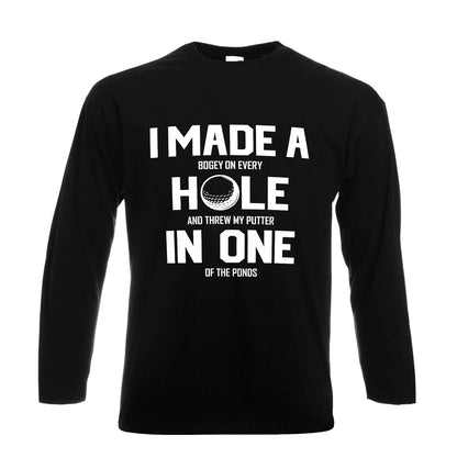 I Made A Hole In | Men's Long Sleeve I Made A Hole In | Men's Long Sleeve