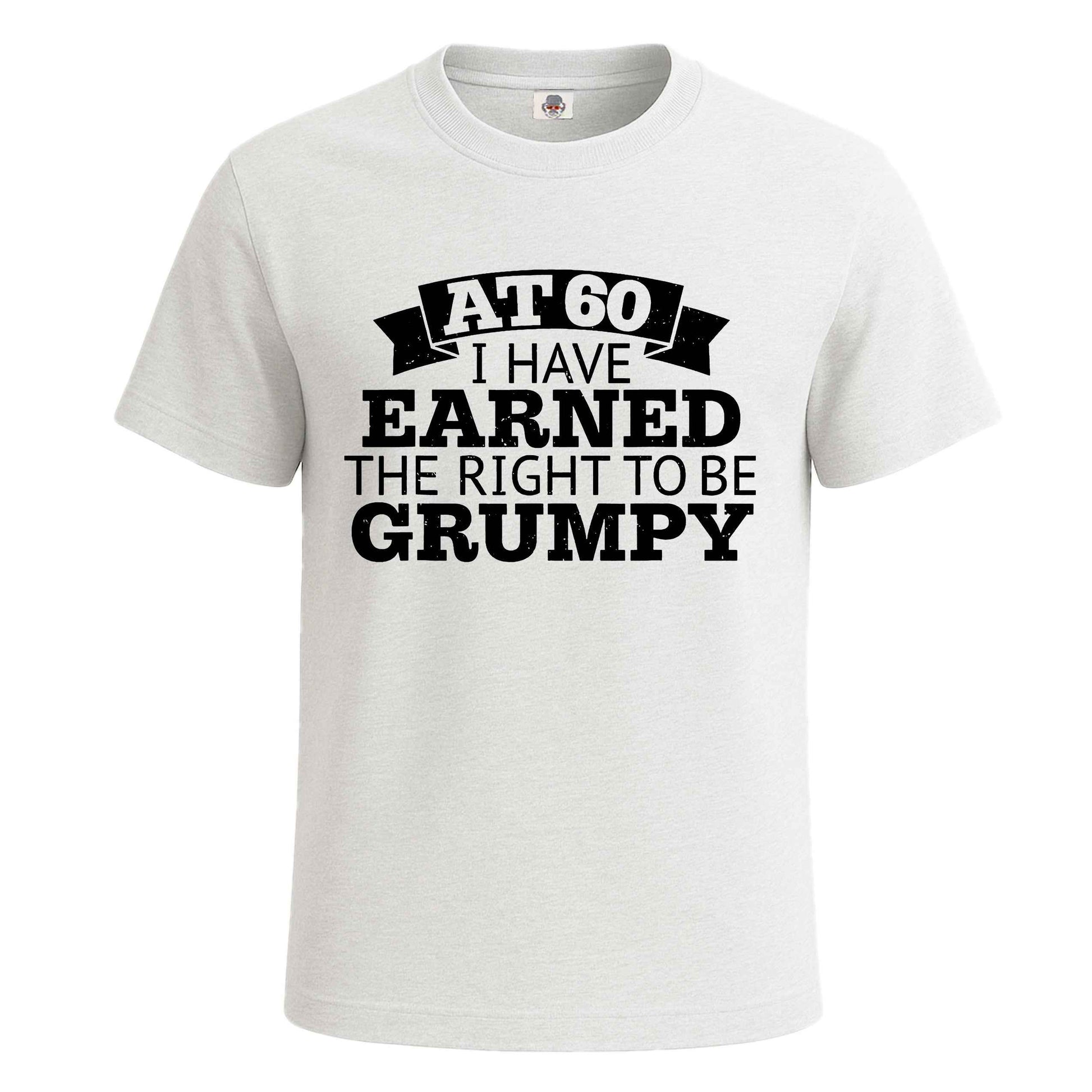 60Th Birthday T 60 | T-Shirt For Men's WHITE T-SHIRT 60Th Birthday T 60 | T-Shirt For Men's