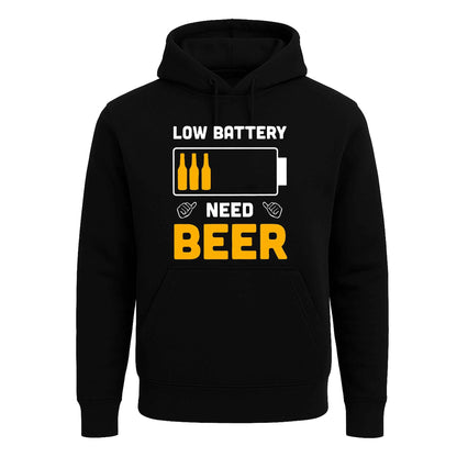 Low Battery Need Beer | Hoody For Men's