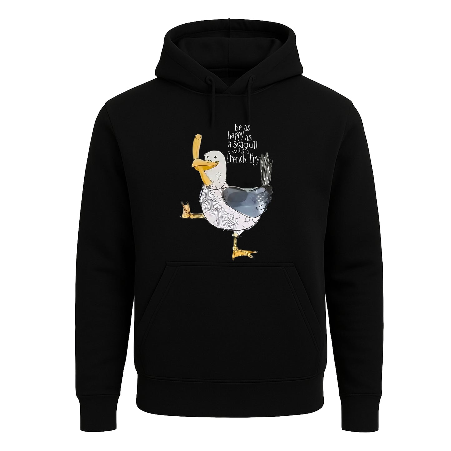 Happy As Seagull | Hoody For Men's Happy As Seagull | Hoody For Men's
