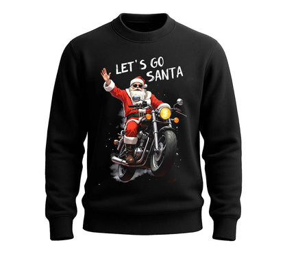 LET'S GO SANTA RIDE | Sweatshirt For Men's