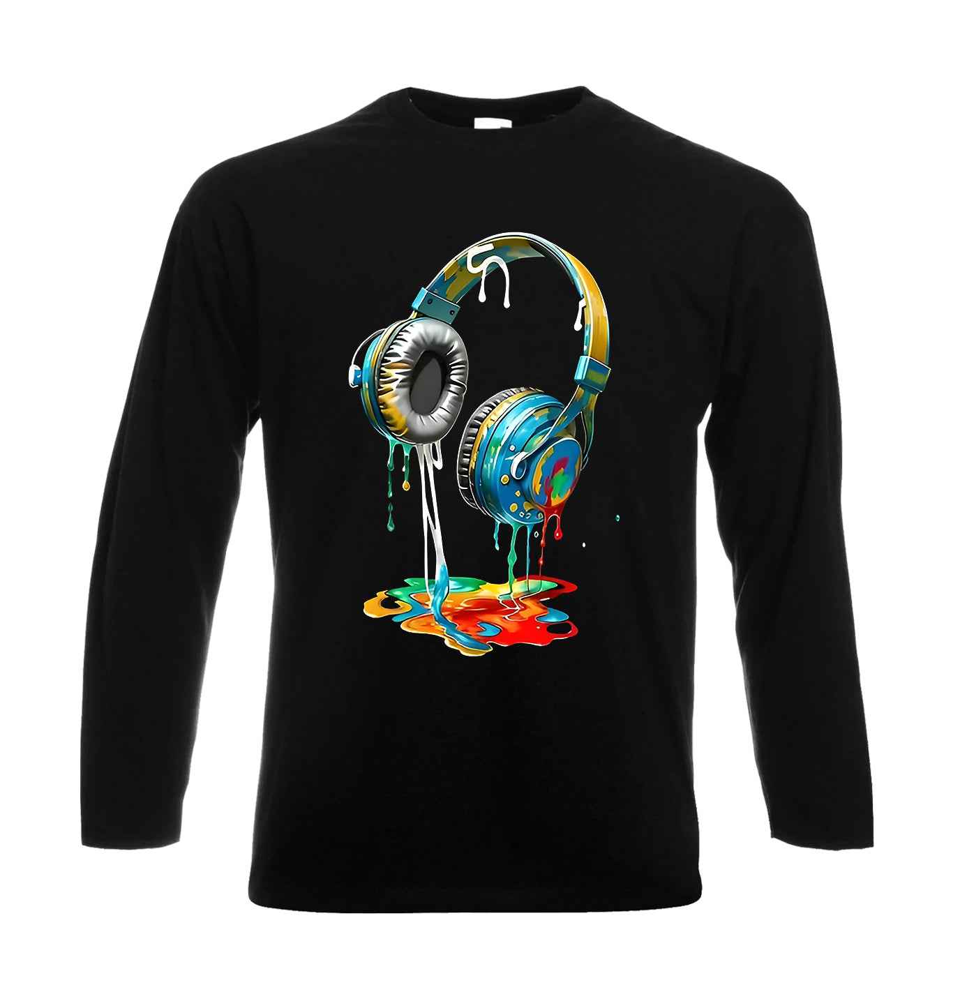 Melting Headphones | Men's Long Sleeve Melting Headphones | Men's Long Sleeve