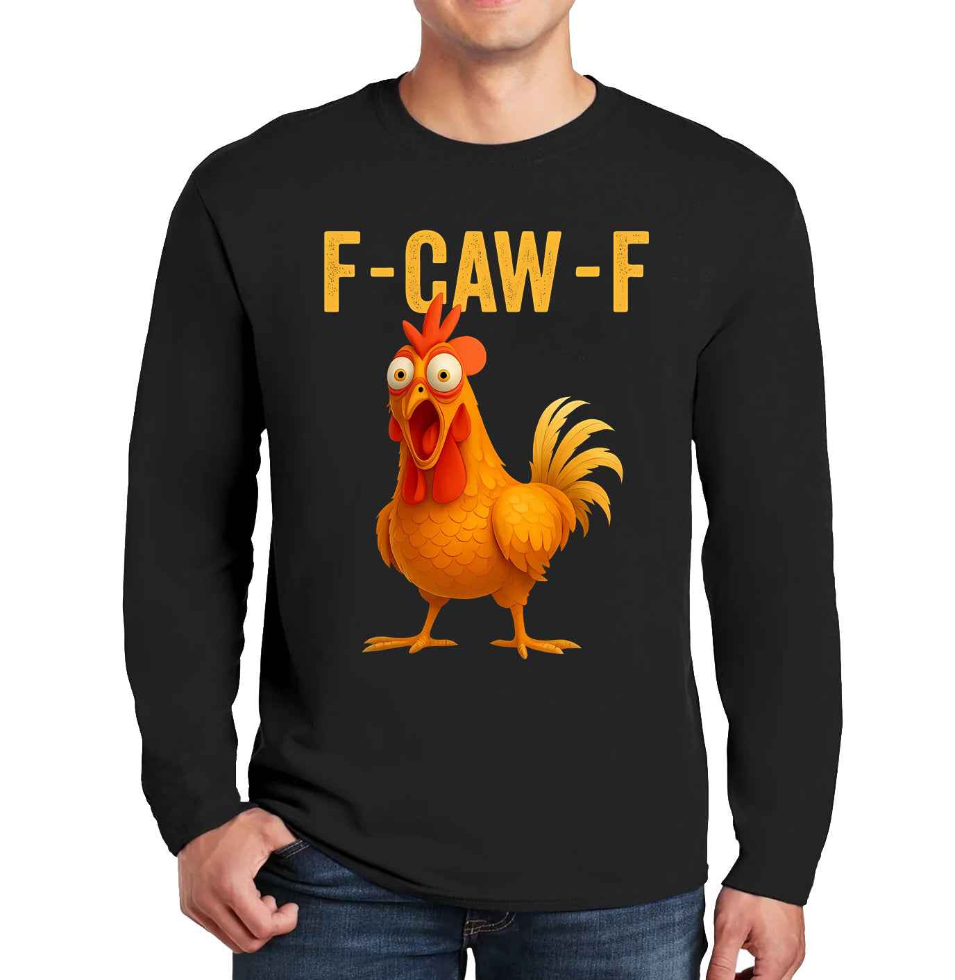 F CAW F COCK | Men's Longsleeve