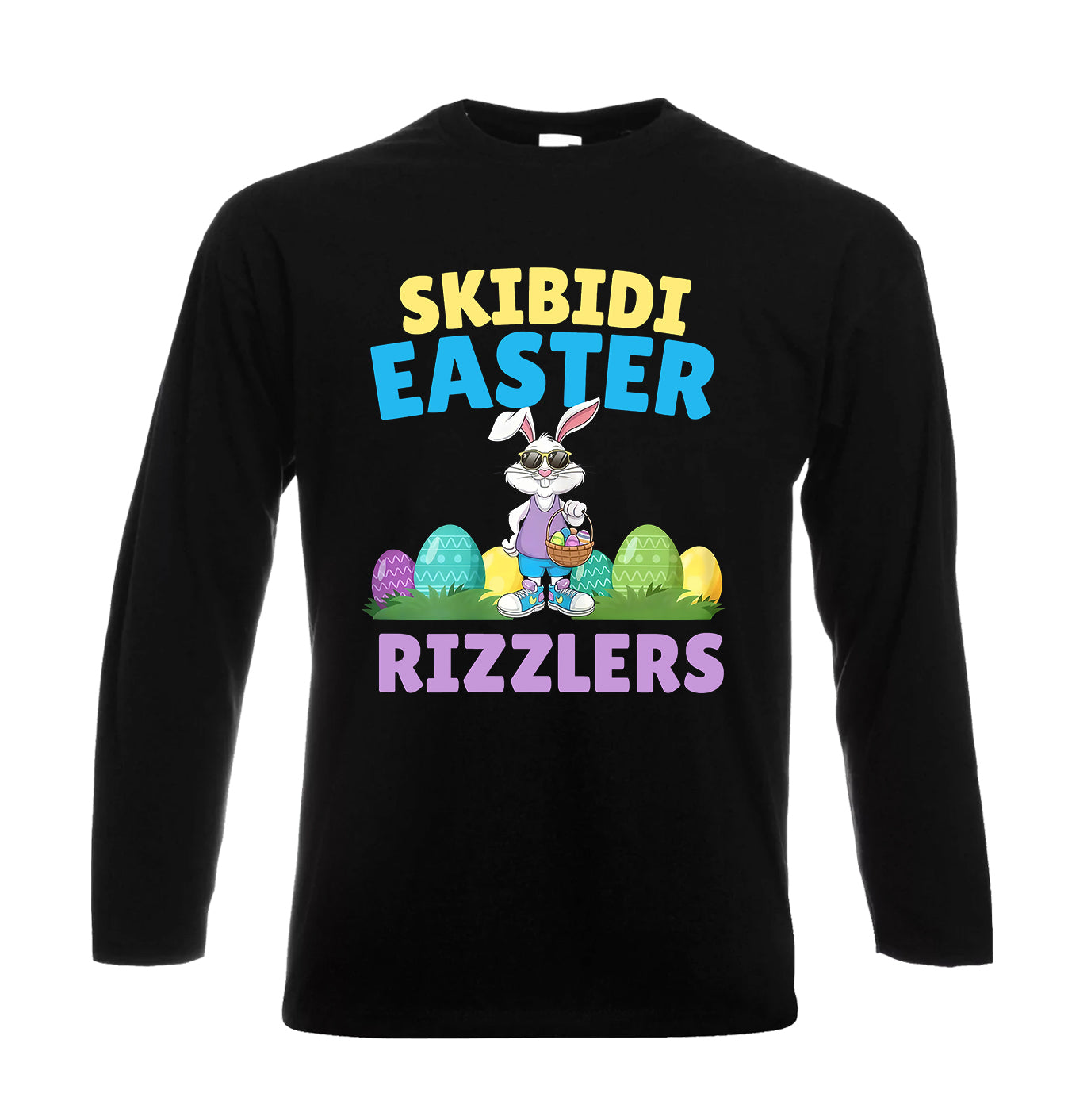 Skibidi Easter Funny | Men's Long Sleeve Skibidi Easter Funny | Men's Long Sleeve