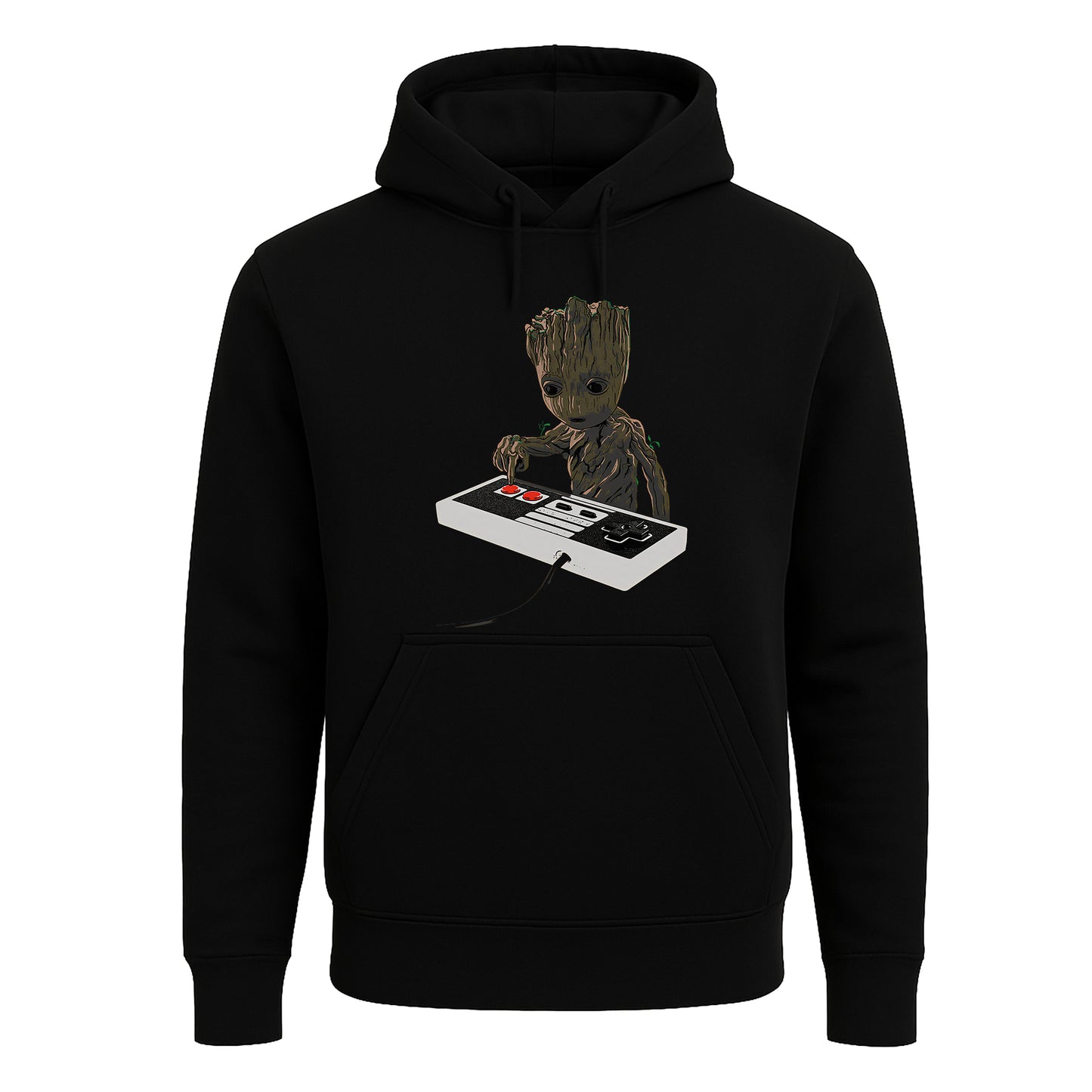 BABY GROOT STAR | Hoody For Men's BLACK HOODY BABY GROOT STAR | Hoody For Men's