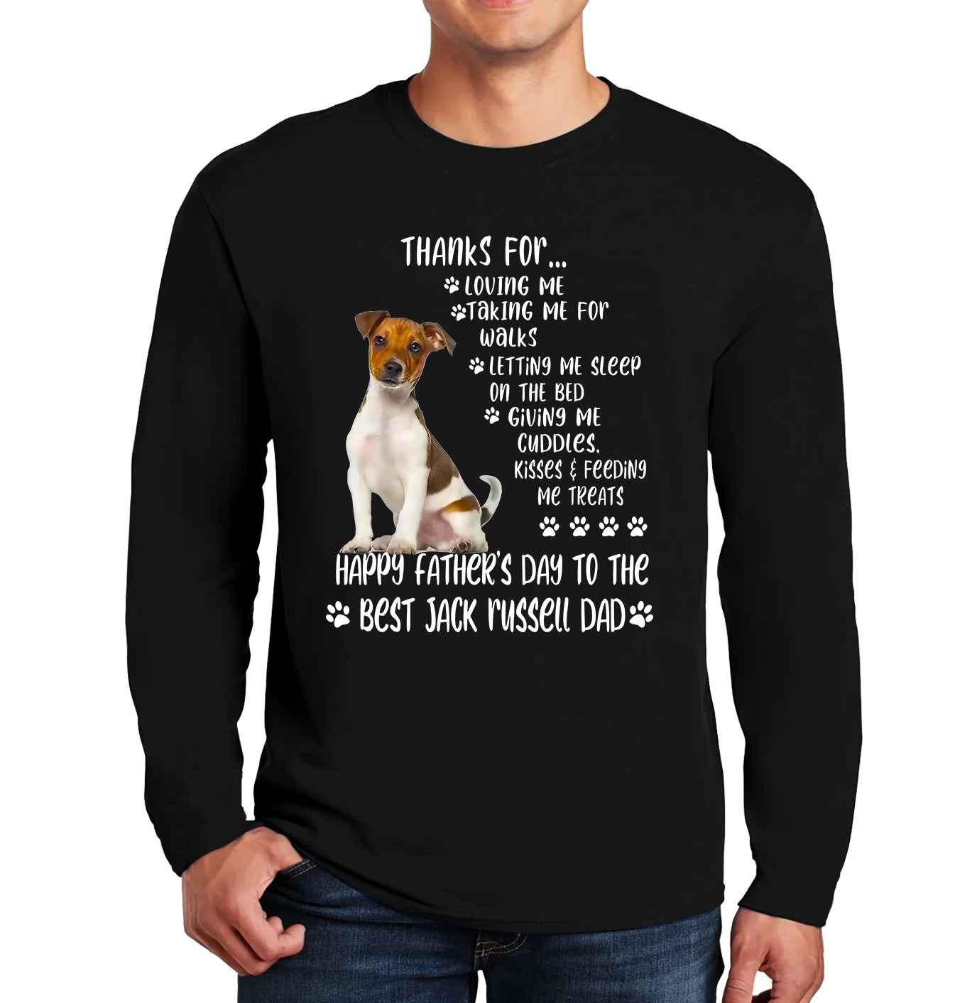 Thanks For Feeding | Men's Long Sleeve