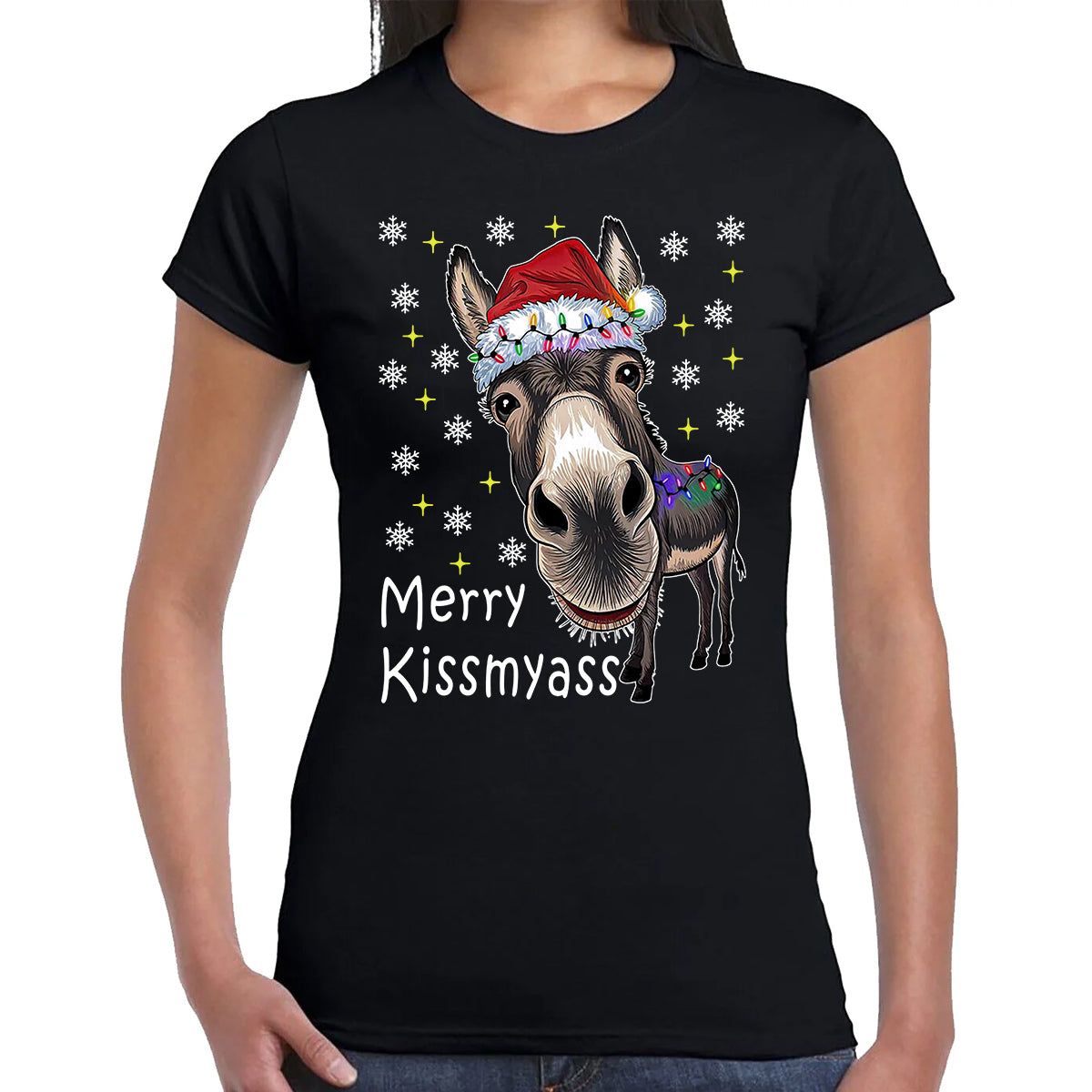 MERRY KISSMYASS | LADIES T-SHIRT