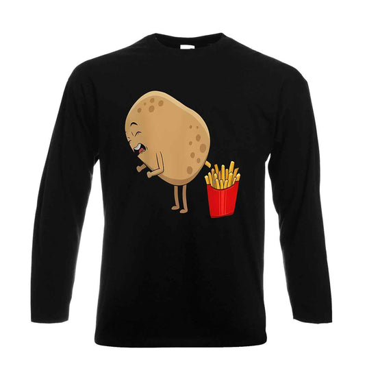 Potato Pooping Fries | Men's Long Sleeve