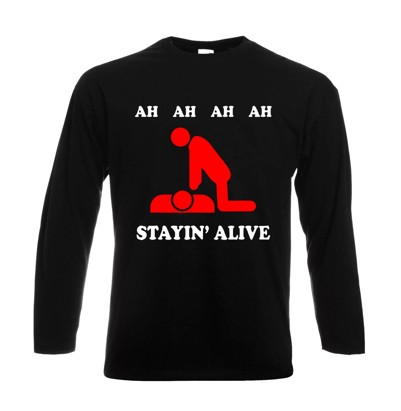 Ah Ah Stayin Alive | Men's Long Sleeve