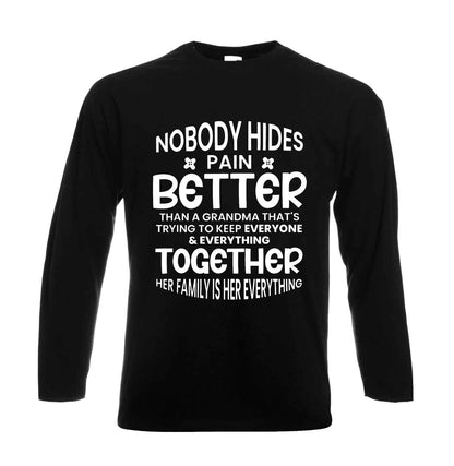 Nobody Hidee Pain | Men's Long Sleeve