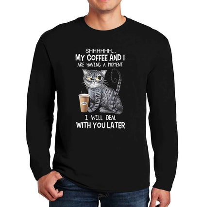 My Coffee And | Men's Long Sleeve My Coffee And | Men's Long Sleeve