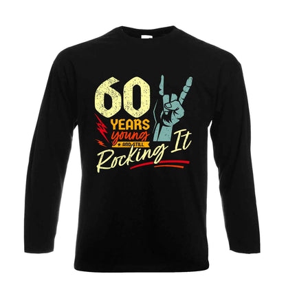 60th Birthday Rock'n'Roll | Men's Long Sleeve 60th Birthday Rock'n'Roll | Men's Long Sleeve