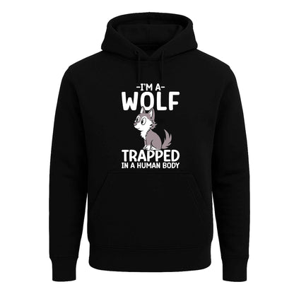 I Am A Wolf Trapped | Hoody For Men's I Am A Wolf Trapped | Hoody For Men's