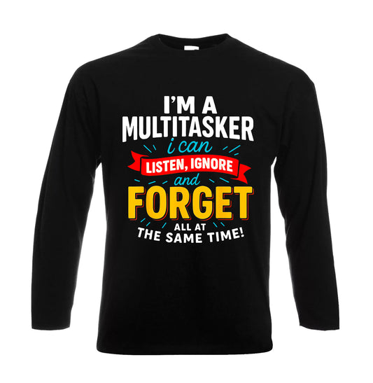 I'm A Multitasker I Can | Men's Long Sleeve