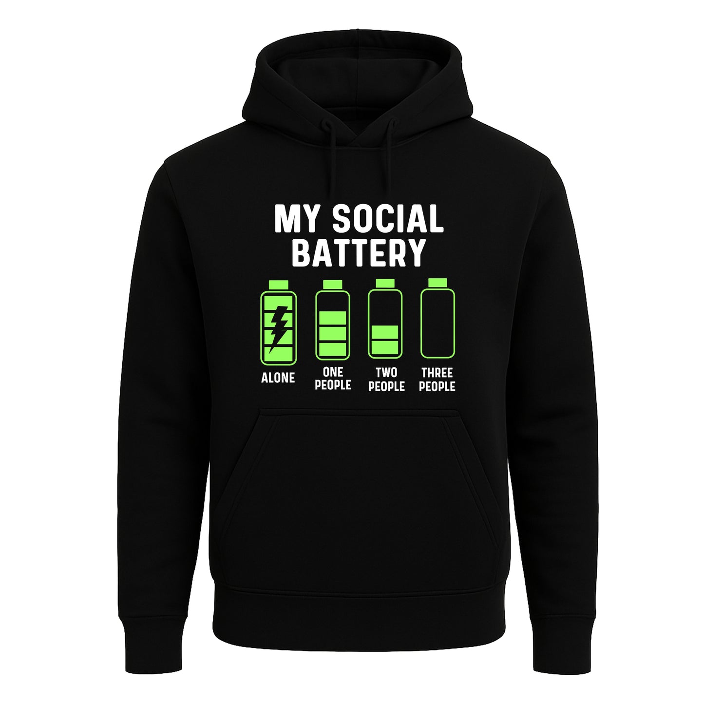 My Social Battery Alone | Hoody For Men's