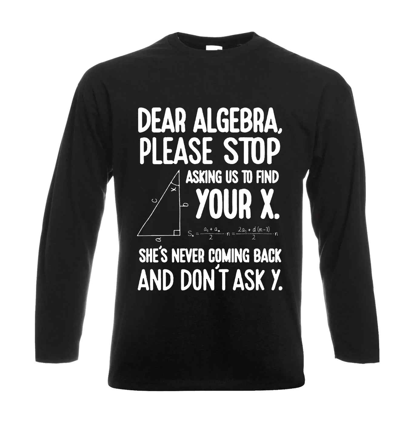 Dear Algebra Please | Men's Long Sleeve