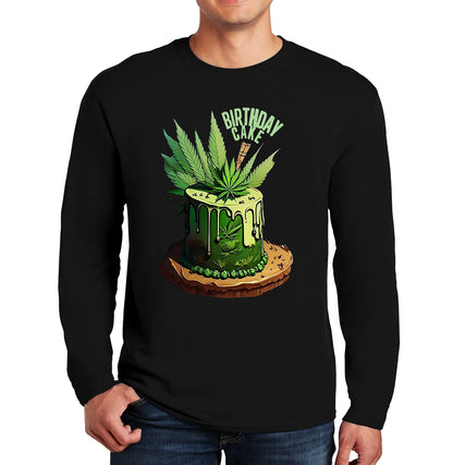 Birthday Cake Cannabis | Men's Long Sleeve