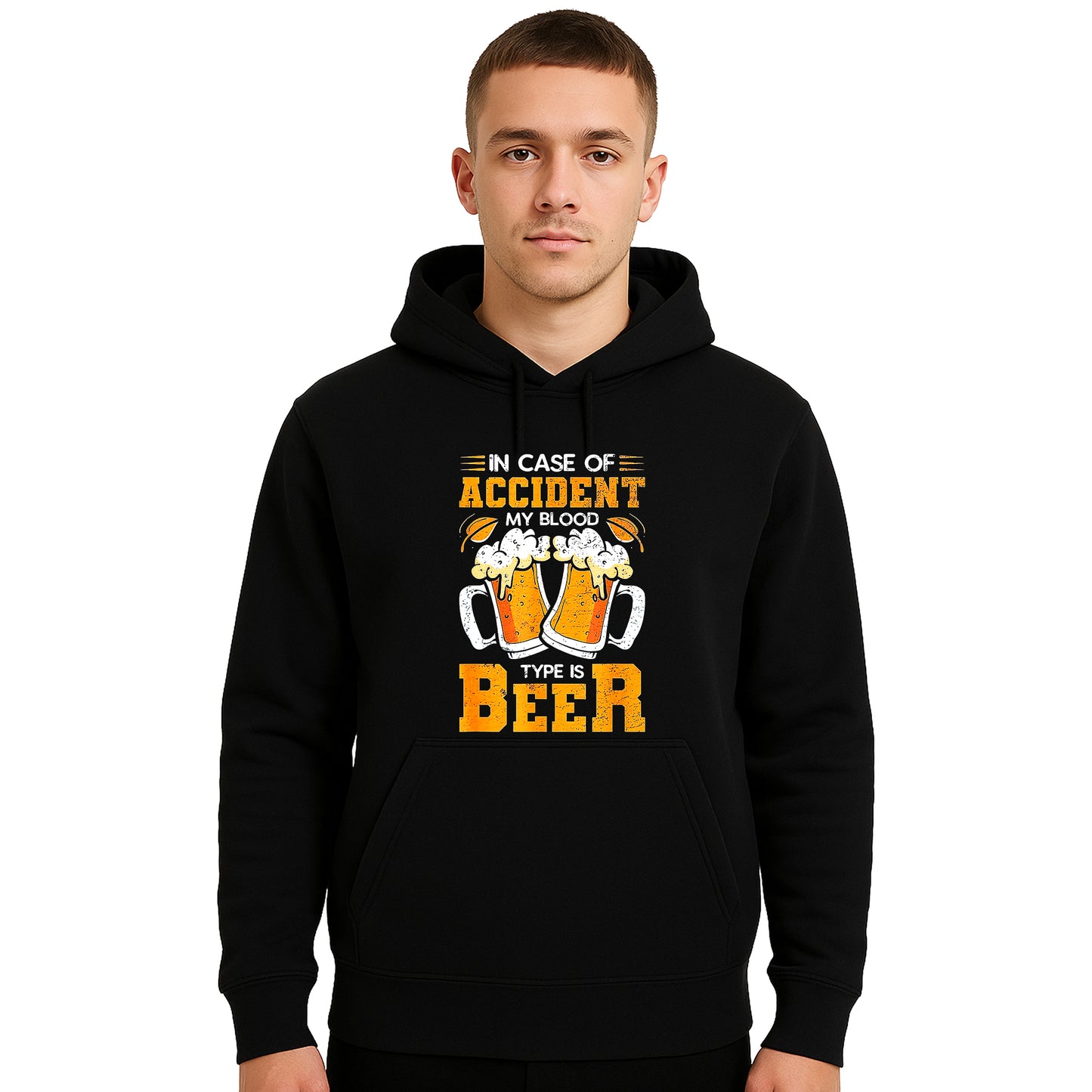 In Case of Accident | Hoody For Men's In Case of Accident | Hoody For Men's