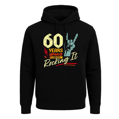 60th Birthday Rock'n'Roll | Hoody For Men's 60th Birthday Rock'n'Roll | Hoody For Men's