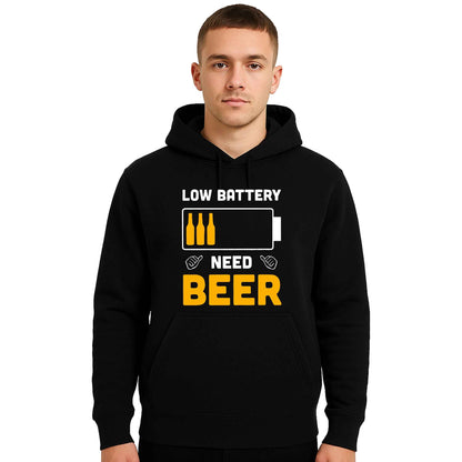 Low Battery Need Beer | Hoody For Men's