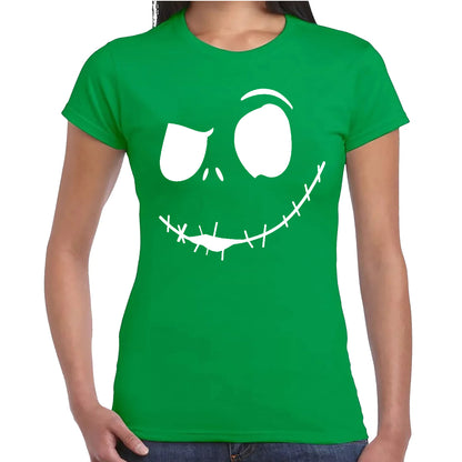 Jack Stitched Up Face | LADIES T-SHIRT