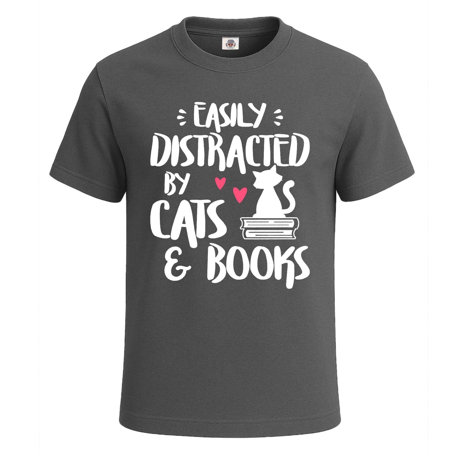 Easily Distracted By | T-Shirt For Men's Charcoal Easily Distracted By | T-Shirt For Men's