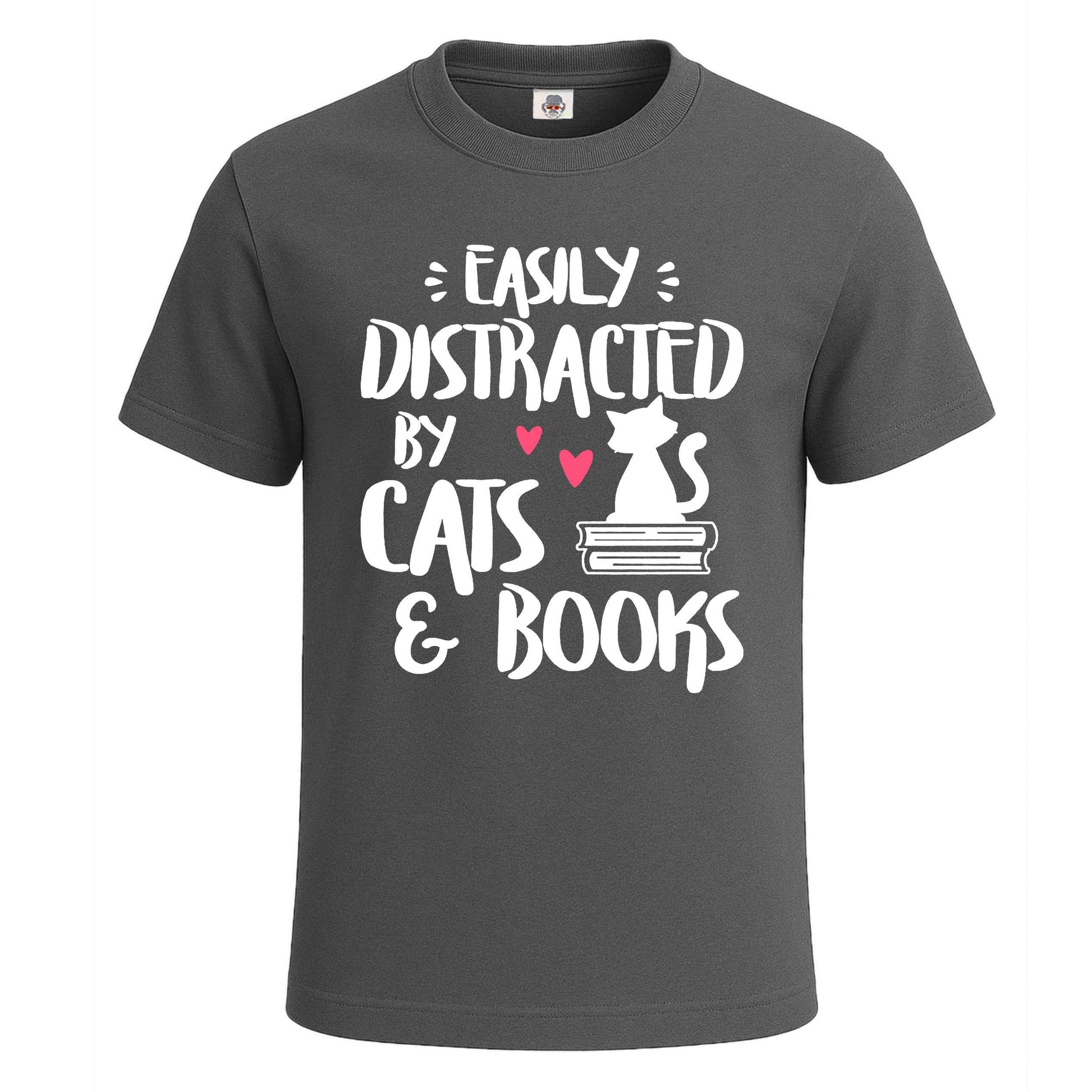 Easily Distracted By | T-Shirt For Men's Charcoal Easily Distracted By | T-Shirt For Men's